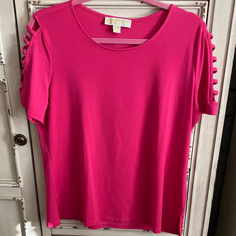 MICHAEL Michael Kors Fuchsia Short Sleeve Tee